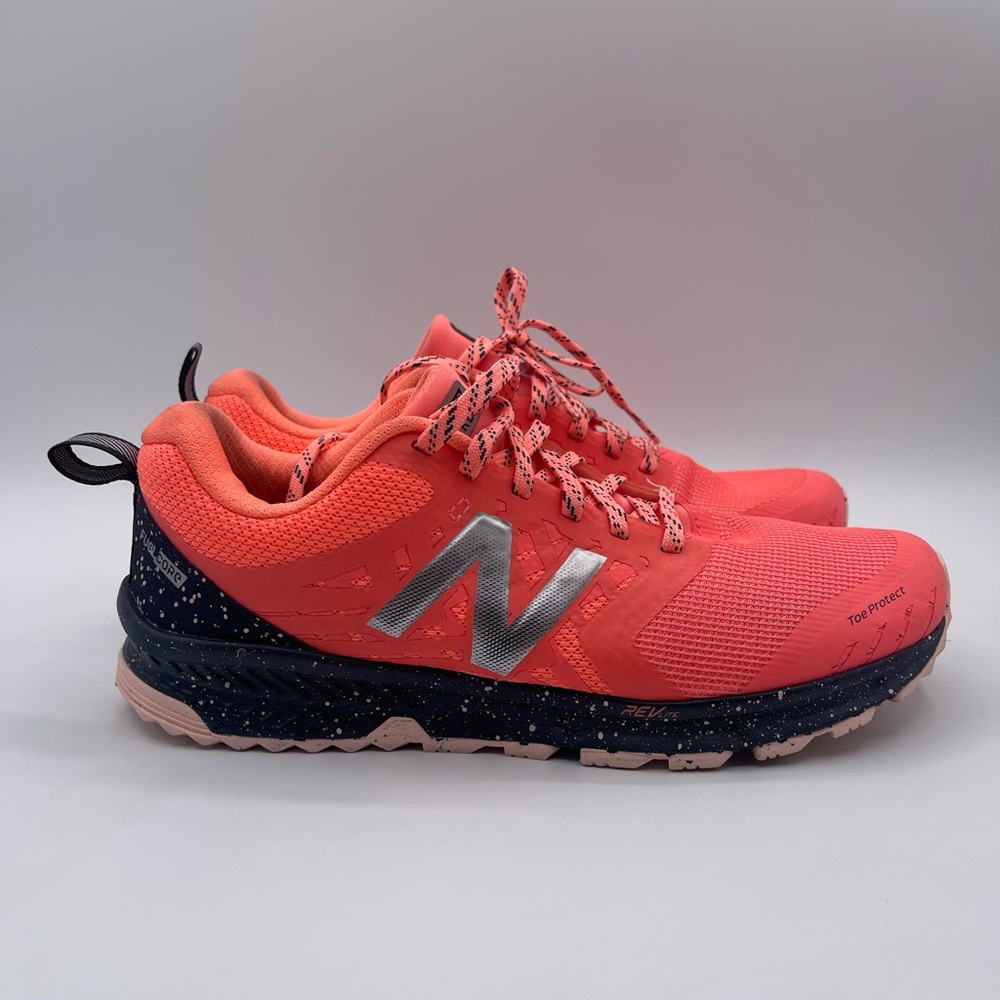 NB Response 2.0 Rev Lite Terrain Fuel Core Toe Protect Orange Athletic W7.5 NWOB